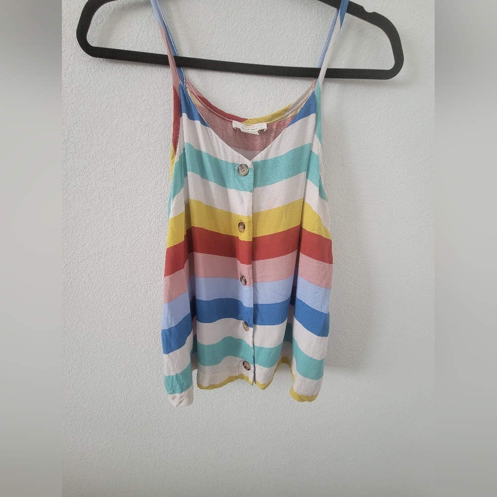 Womens multicolored tank top